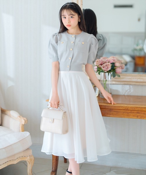 【ウィルセレクション】 オーガンジーフレアスカート新品未使用 WILLSELECTION スカート オーガンジーフレアスカート : ZOZOTOWN