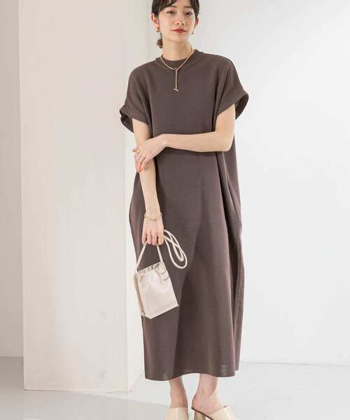 「KBF」 ニットワンピース ONE ベージュ レディース_画像9