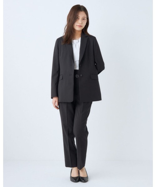 SUIT SELECT セットアップ 「通年」2釦テーパードパンツスーツ