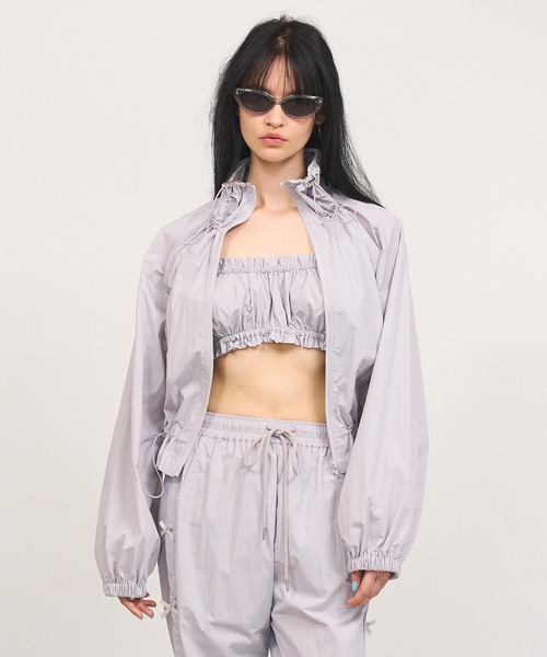 ブルゾン アウター 「Nora Lily」「elle」Gathering Blouson