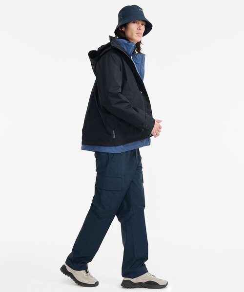 マウンテンパーカー ウインドブレーカー GORE-TEX ゴアテックス 防水 防風 透湿 フーデッドジャケット メンズの画像