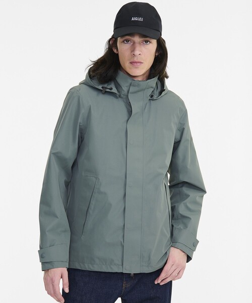 マウンテンパーカー ウインドブレーカー GORE-TEX ゴアテックス 防水 防風 透湿 フーデッドジャケット メンズの画像