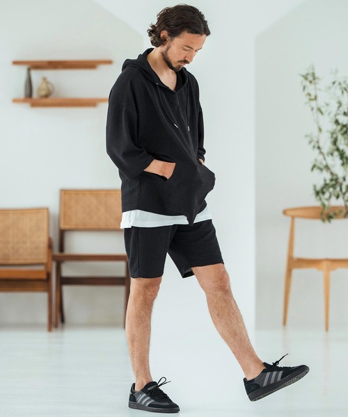 Magine（マージン） パンツ mp13468-Textured Knit-Like Fabric Short