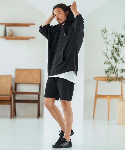 Magine（マージン） パンツ mp13468-Textured Knit-Like Fabric Short