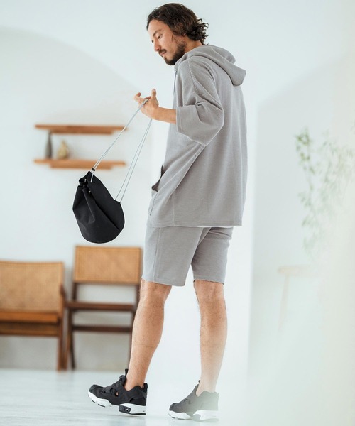 Magine（マージン） パンツ mp13468-Textured Knit-Like Fabric Short