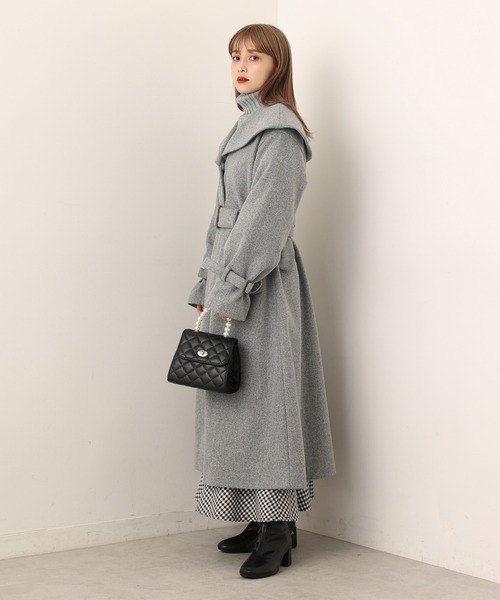 「one after another NICE CLAUP」 コート MEDIUM アイボリー レディース_画像9
