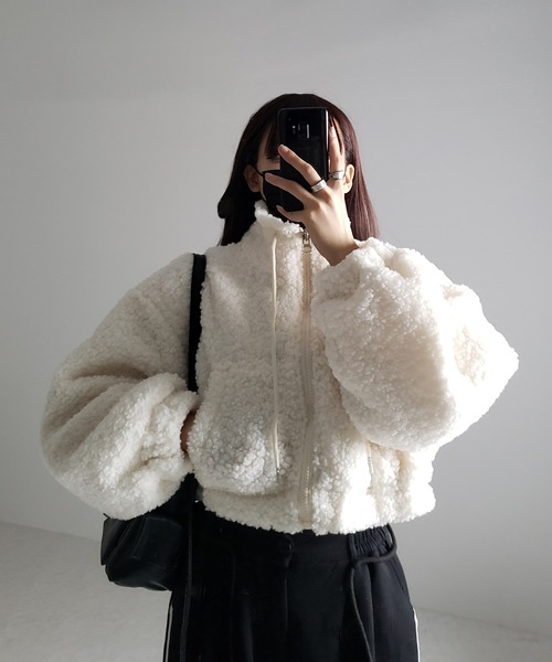 me+em select（ミームセレクト） ブルゾン FREE ブラック レディース