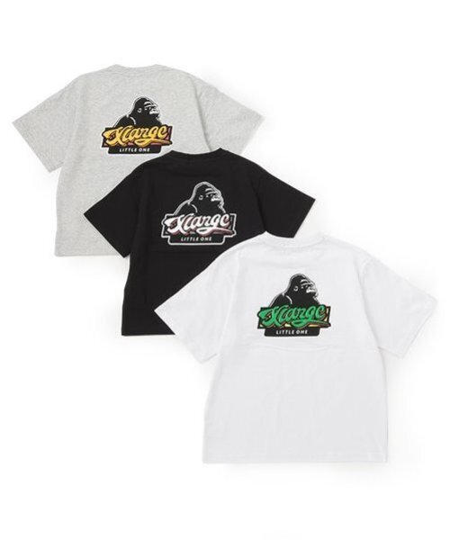 XLARGE KIDS tシャツ OGゴリラ＆ロゴ半袖Tシャツ キッズ 子供服