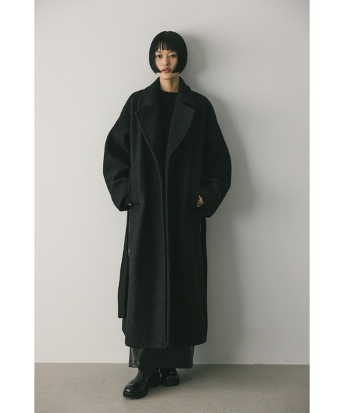 [STYLEMIXER] пальто с отложным воротником MEDIUM слоновая кость женский 