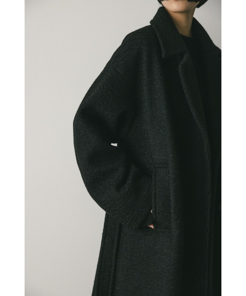 [STYLEMIXER] пальто с отложным воротником MEDIUM слоновая кость женский 