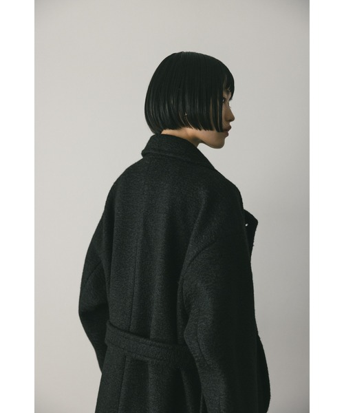 [STYLEMIXER] пальто с отложным воротником MEDIUM слоновая кость женский 