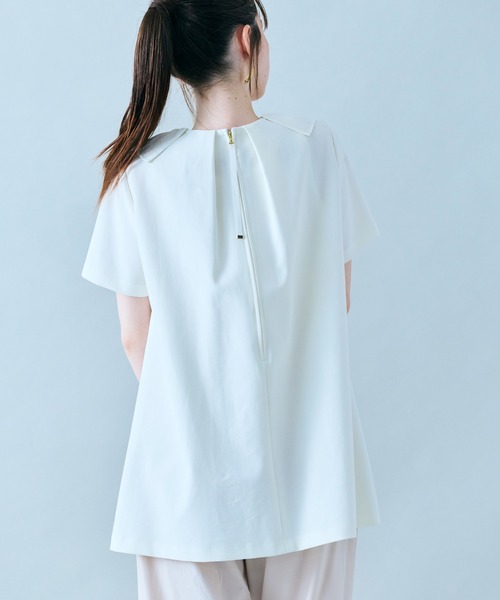 Audie a Muses（オーディア ミューズ） ブラウス シャツ 夏 半袖 胸元
