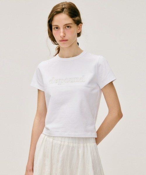tシャツ logo slim t-shirt レディース