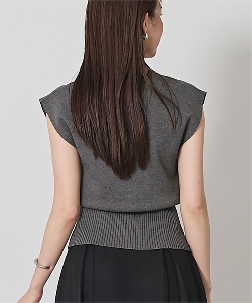 キーネックニット セール】 【セットアイテム】 キーネックニット×インナー