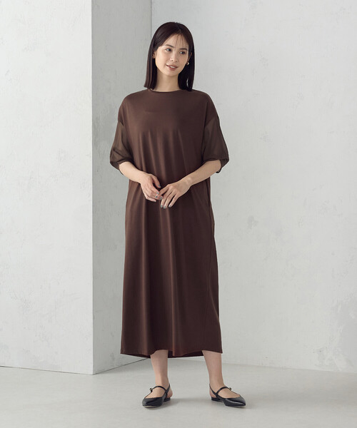 COMME CA ISM（コムサイズム） ワンピース スリーブデザイン