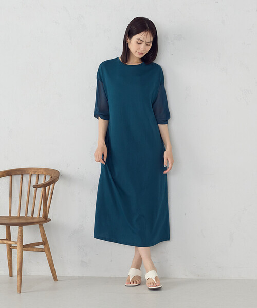 COMME CA ISM（コムサイズム） ワンピース スリーブデザイン