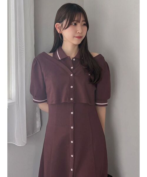 【新品未使用品】POLOBCSコラボ／再生産】レイヤードポロワンピース セール】【POLOBCSコラボ】レイヤードポロワンピース