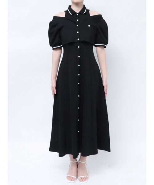 CPG 黒 ポロワンピース POLO BCS ワンピース 「POLOBCSコラボ」レイヤードポロ