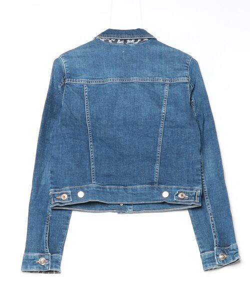 GUESS デニムジャケット S クロップド ショート丈 カットオフ レディース クロップド丈カットオフGジャン｜INGNI(イング) 公式通販｜INGNI STORE