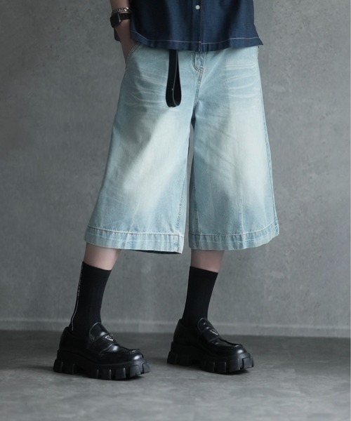 パンツ Denim half pants denim half pants/デニムハーフパンツ（その他パンツ）｜Regen
