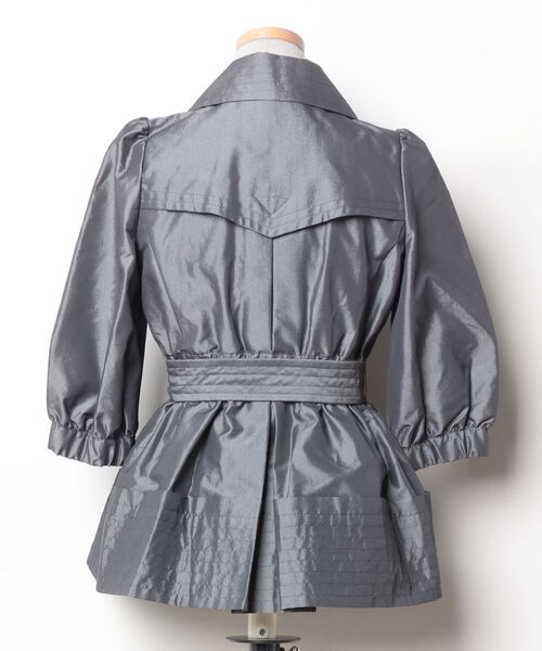 BURBERRY BLUE LABEL コート 38サイズ グレー 中古・古着通販】BURBERRY BLUE LABEL (バーバリーブルー