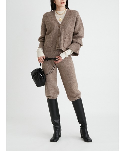 Mila Owen（ミラオーウェン） ニットカーディガン 1 ベージュ