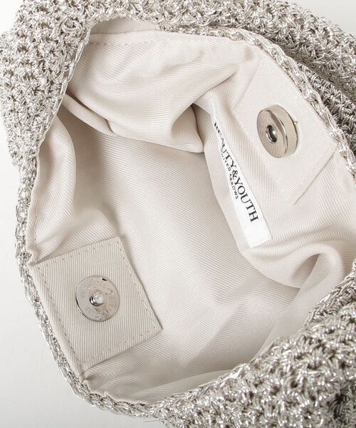BEAUTY&YOUTH シルバー かごバッグ BEAUTY＆YOUTH UNITED ARROWS 「BEAUTY&YOUTH ARROWS」 かご