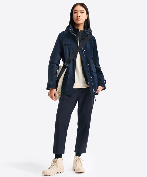 マウンテンパーカー ウインドブレーカー GORE-TEX 防風 防水 透湿 2レイヤージャケット RP フード脱着可 レディースの画像