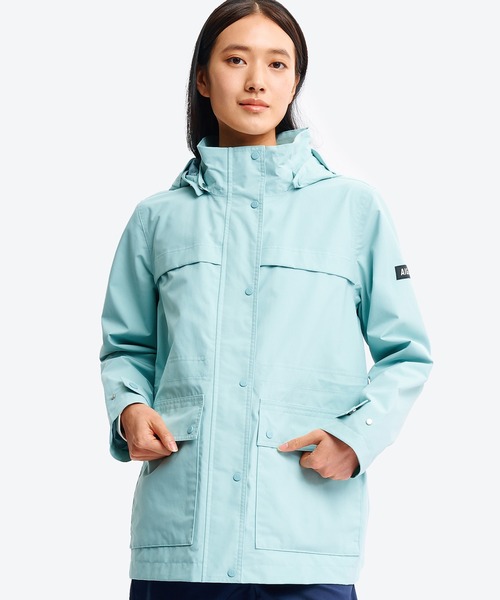 マウンテンパーカー ウインドブレーカー GORE-TEX 防風 防水 透湿 2レイヤージャケット RP フード脱着可 レディースの画像