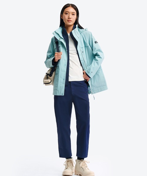 マウンテンパーカー ウインドブレーカー GORE-TEX 防風 防水 透湿 2レイヤージャケット RP フード脱着可 レディースの画像