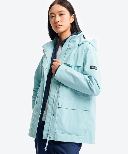 マウンテンパーカー ウインドブレーカー GORE-TEX 防風 防水 透湿 2レイヤージャケット RP フード脱着可 レディースの画像