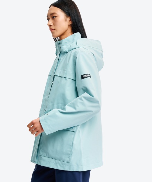 マウンテンパーカー ウインドブレーカー GORE-TEX 防風 防水 透湿 2レイヤージャケット RP フード脱着可 レディースの画像