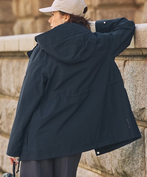 マウンテンパーカー ウインドブレーカー GORE-TEX 防風 防水 透湿 2レイヤージャケット RP フード脱着可 レディースの画像