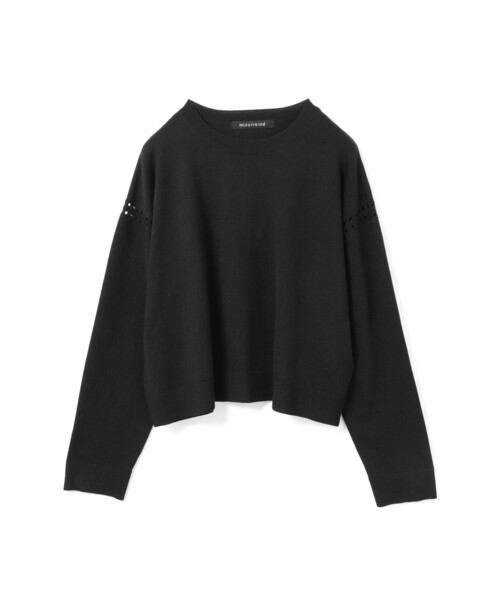【mizuiro-ind】3-229416 ワイド Vネック長袖ニットセーター ミズイロインド ワイドVネックカーディガン mizuiro ind レディース