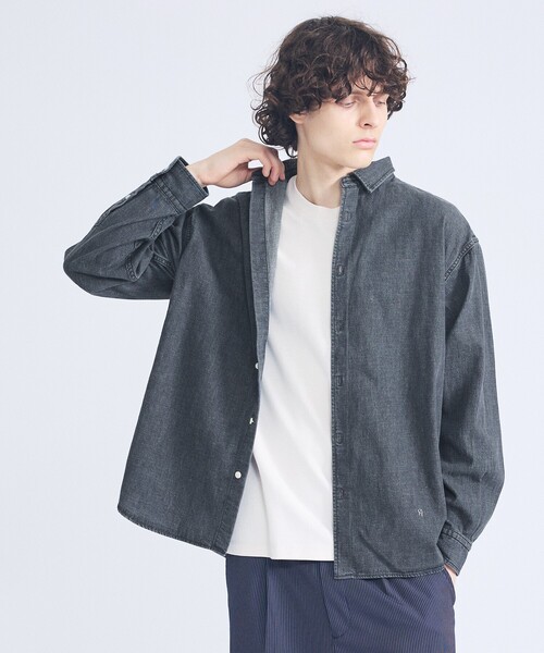 ABAHOUSE（アバハウス） シャツ 7.5オンス オーバーサイズ デニム