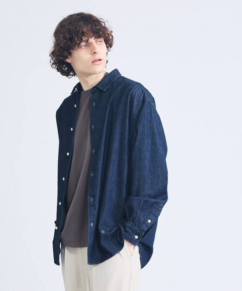 ABAHOUSE（アバハウス） シャツ 7.5オンス オーバーサイズ デニム