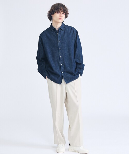 ABAHOUSE（アバハウス） シャツ 7.5オンス オーバーサイズ デニム