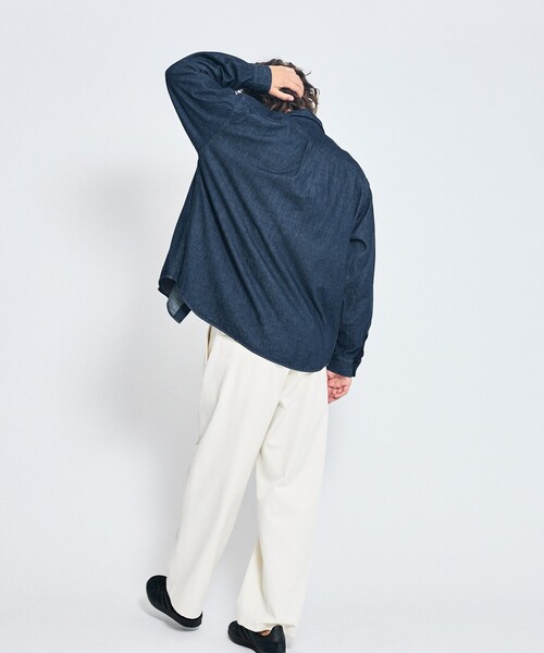 ABAHOUSE（アバハウス） シャツ 7.5オンス オーバーサイズ デニム