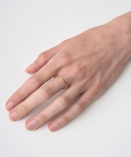指輪・リング JOHO Yuha Ring JUHA 指輪 リング RING - FLAT GOLD メンズ レディース