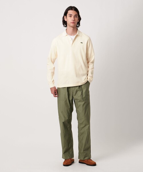 アローズ別注 LACOSTE ロングスリーブ ピケ スキッパー ポロ 別注】＜LACOSTE＞ ロングスリーブ ピケ スキッパー