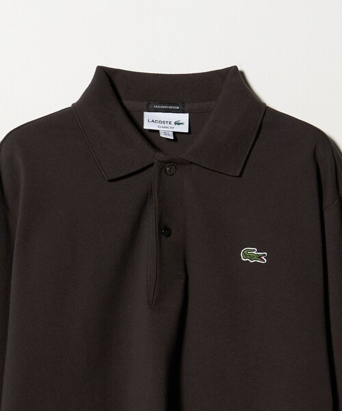 LACOSTE ポロシャツ 「別注」「LACOSTE」ロングスリーブ ピケ
