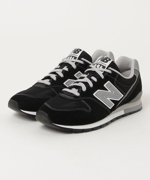 new balance レディースセーター サイズ2 黒/白 New Balance（ニューバランス） スニーカー メンズ 靴 ブラック 黒