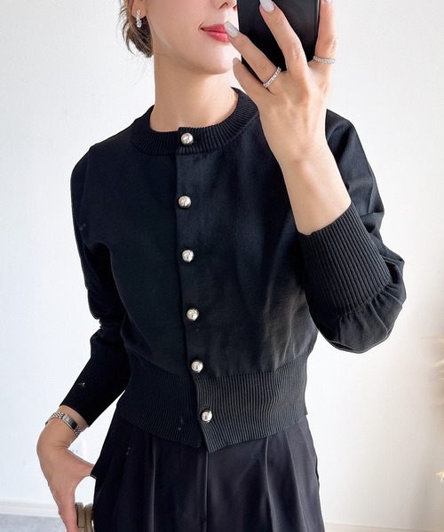 &. NOSTALGIA（ノスタルジア） カーディガン 「ZOZO限定」ゴールド