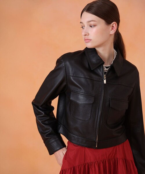 レザージャケット ライダース 「CABANA」Stand Fall Collar