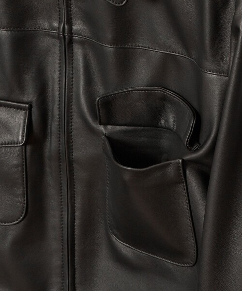 極美品✨ANAYI アナイ　ライダース　レザージャケット　ラムレザー　羊革 ANAYI レザージャケット ライダース ラムレザーステンカラー