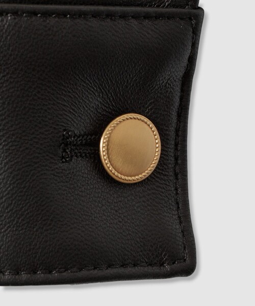 ANAYI（アナイ） レザージャケット ライダース ラムレザーステンカラー