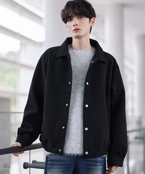 ASTRONOMY ブルゾン アウター ウールテックメルトン ビッグシルエット