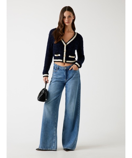 GUESS（ゲス） カーディガン Long Sleeves V-neck Aomori Tape Yarn
