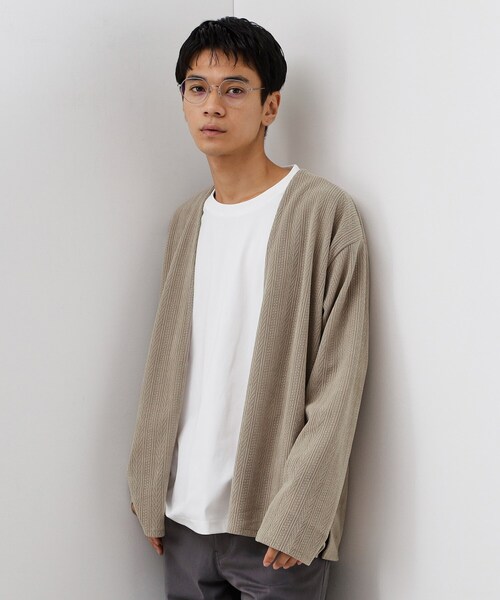 THE SHOP TK カーディガン 「セットでお買い得！」モールニット
