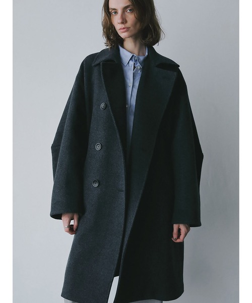 HER. ステンカラーコート コート ウールダブルオーバーコート